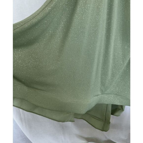 Windsor Prom/Formal/Bridesmaid Dress, Sage Green Size 3/4? Long, Open Back - Picture 8 of 11